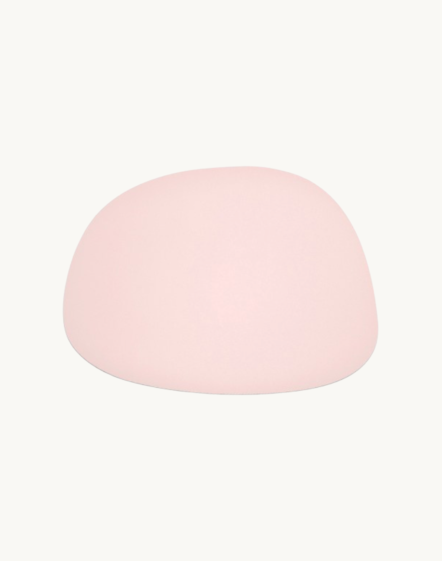 Korean Home Decor Dual Sided Pebble Leather Table Mat Pink Front