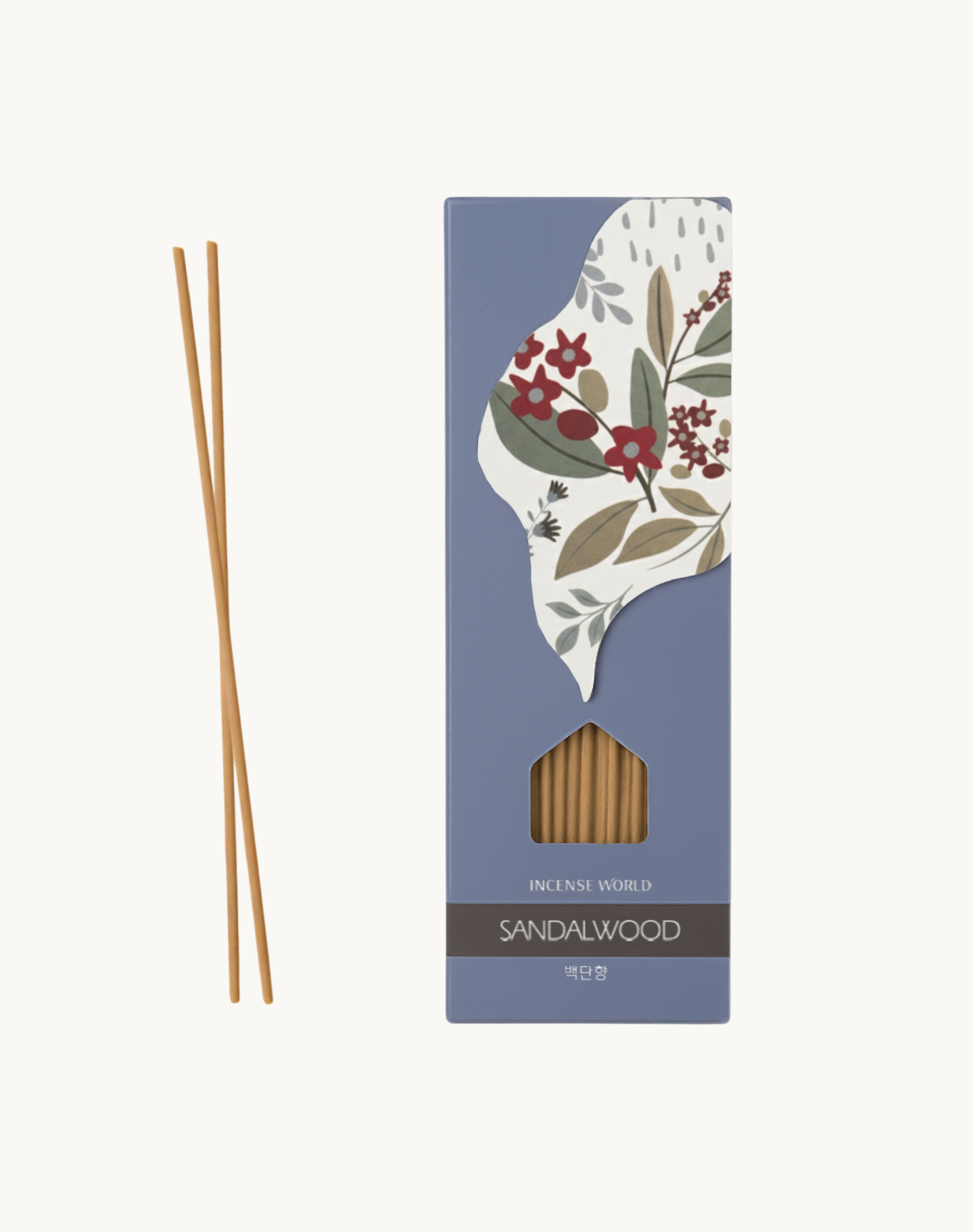 Korean Home and Decor Incense World Traditional Botanical Incense Sandalwood Scent Product Photo