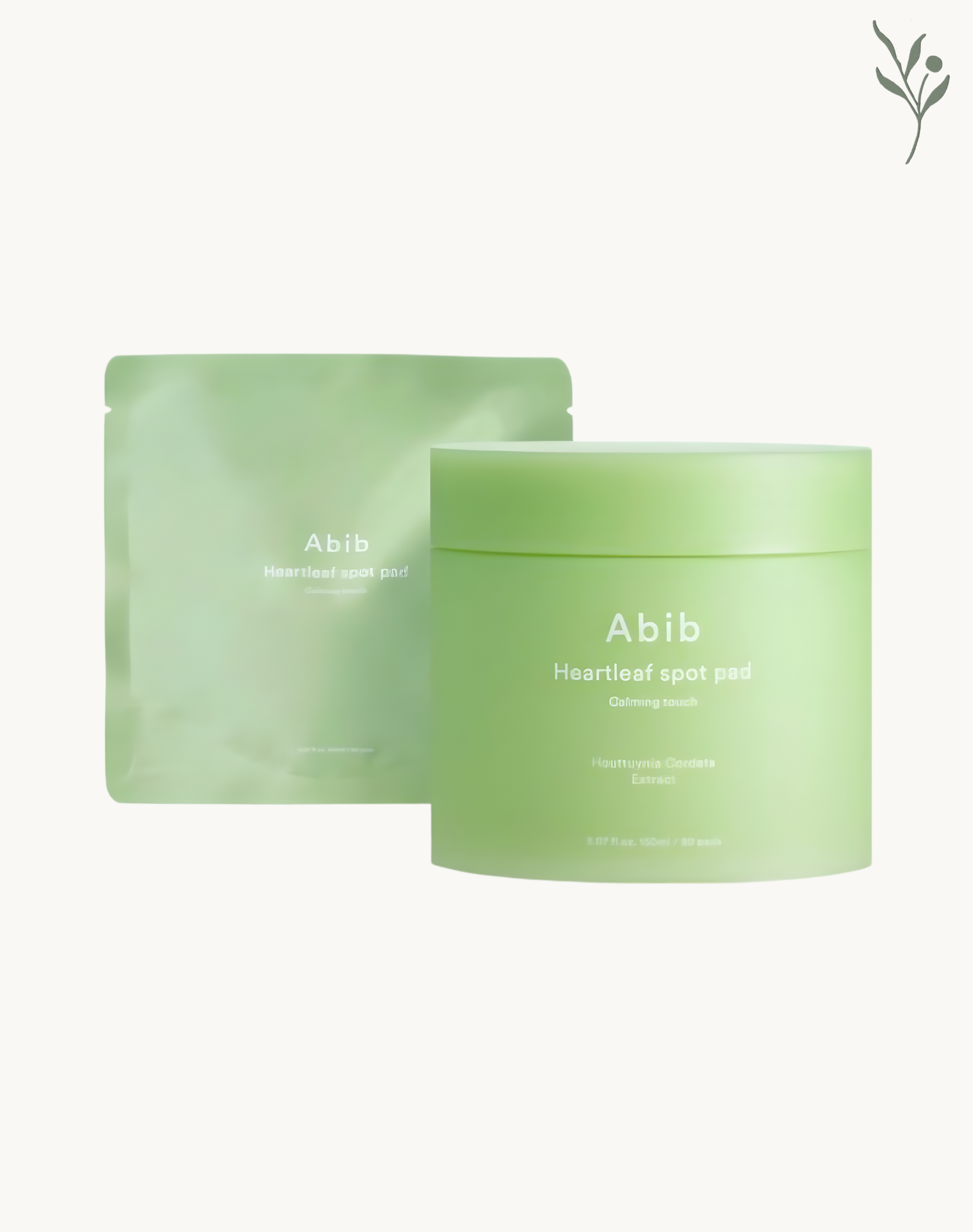 Korean Skincare Abib Heartleaf Spot Calming Pad Refill Set Front