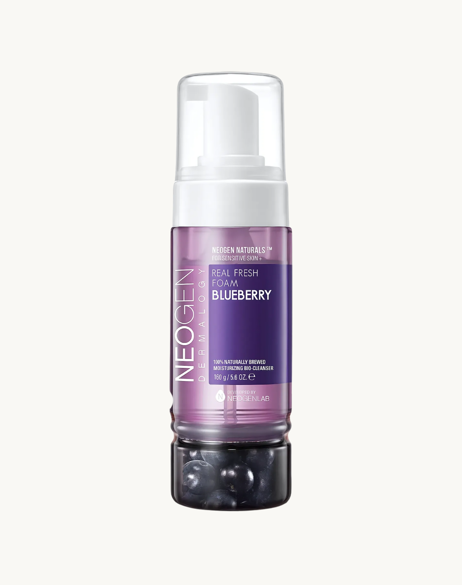 Korean Skincare Neogen Real Fresh Blueberry Foam Cleanser Front