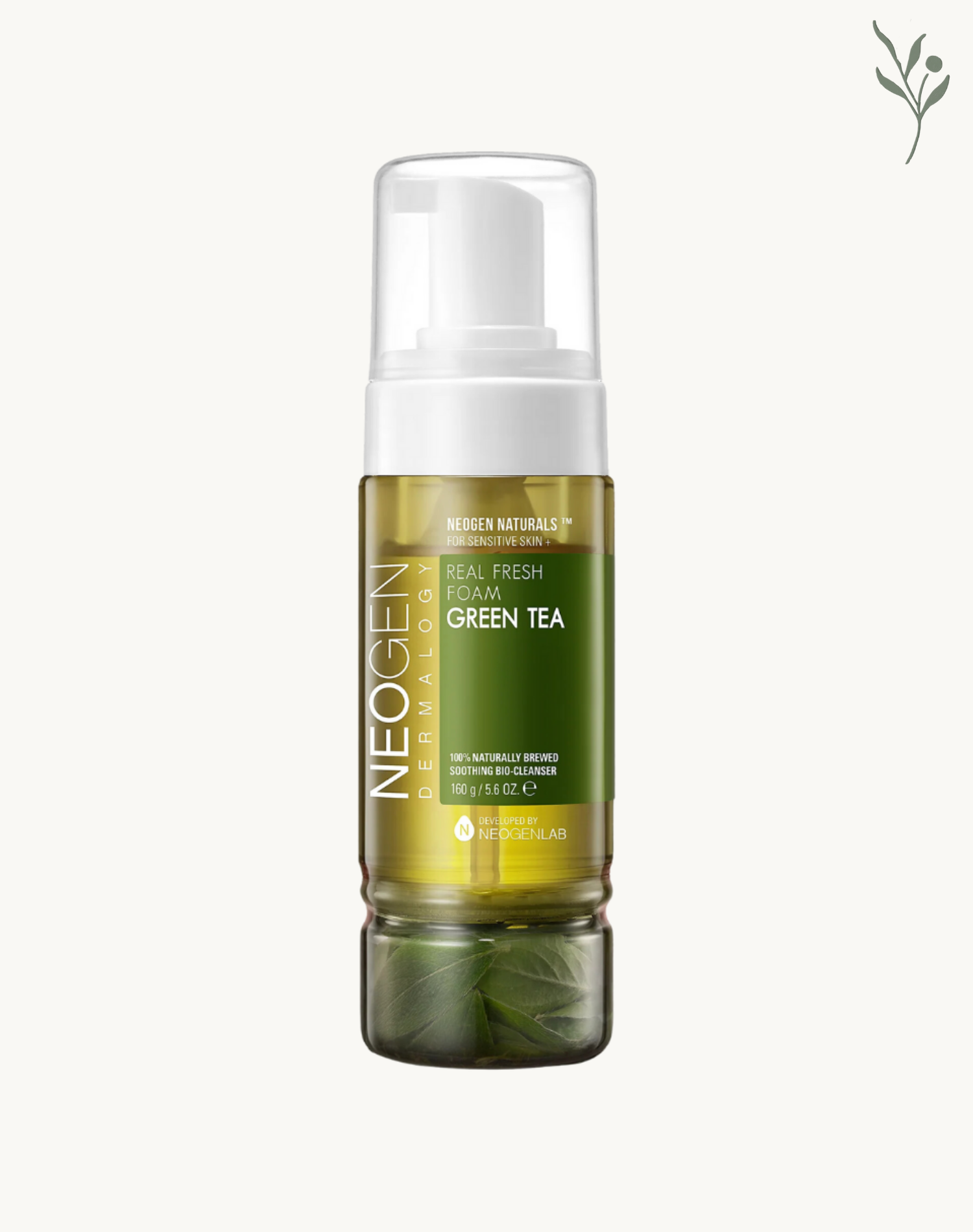 Korean Skincare Neogen Real Fresh Green Tea Foam Cleanser Front