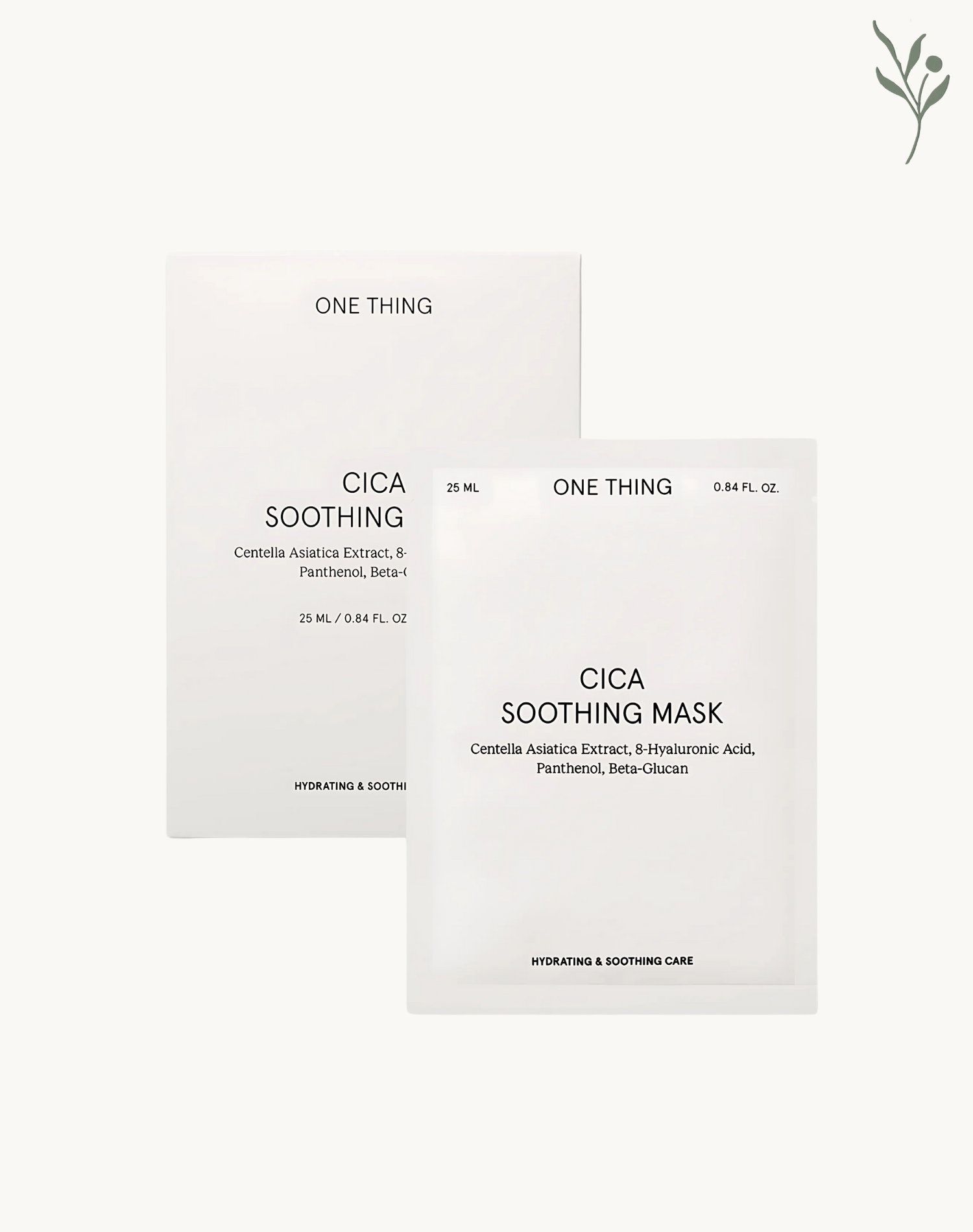 Korean Skincare One Thing Centella Asiatica CICA Soothing Sheet Mask Front