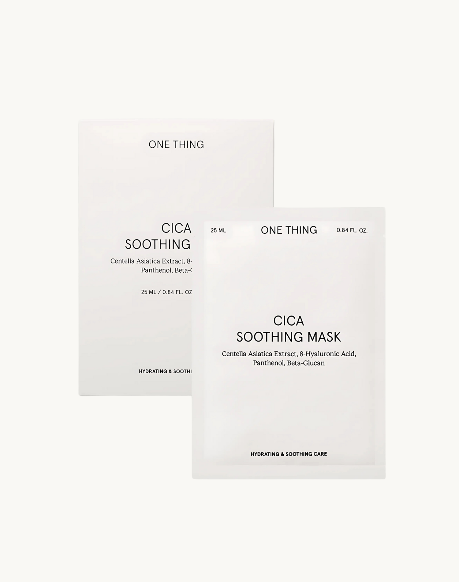 Korean Skincare One Thing Centella Asiatica CICA Soothing Sheet Mask Front2