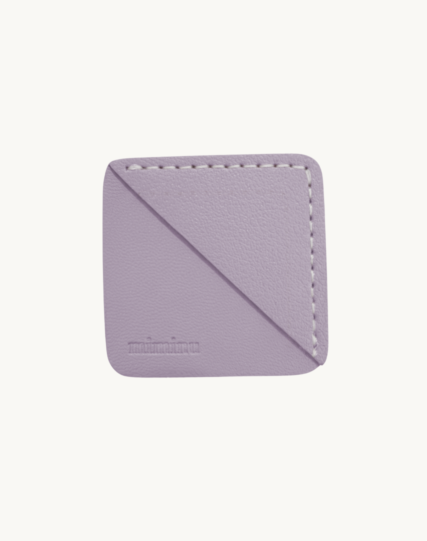 Korean Stationary Miminu Page Edge Corner Leather Bookmark Purple Front