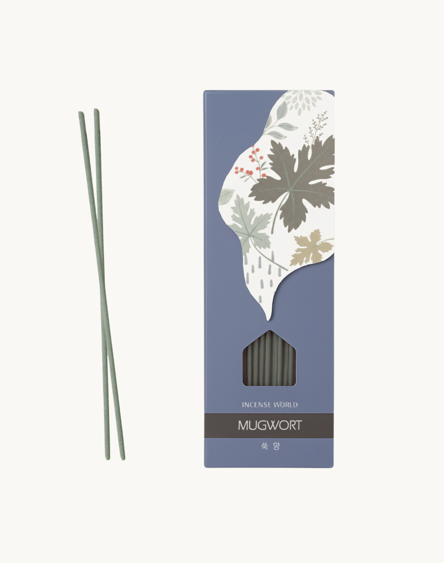 Korean Home and Decor Incense World Traditional Botanical Incense Mugwort Scent Product Photo