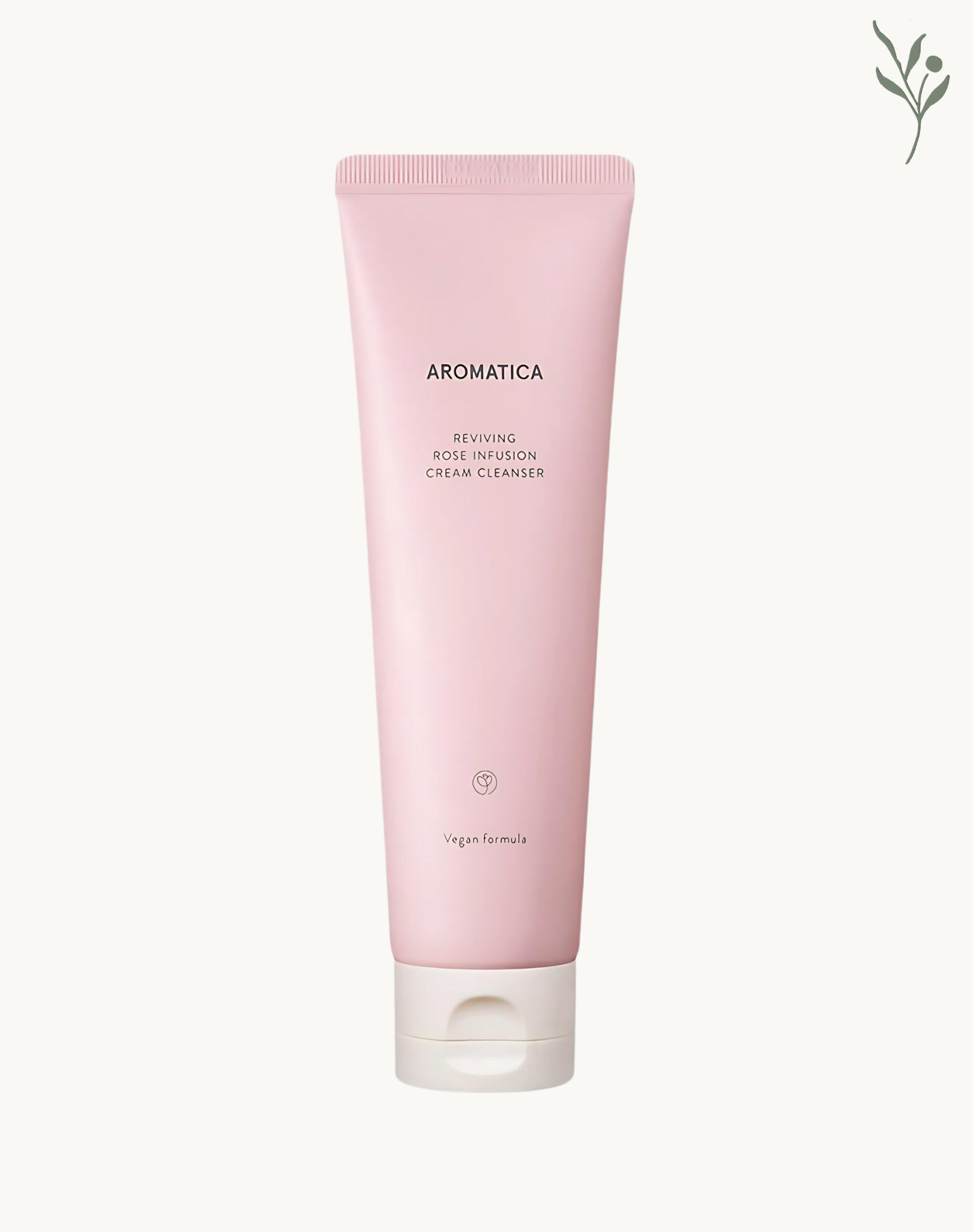 Korean Skincare Aromatica Reviving Rose Infusion Cream Cleanser Front