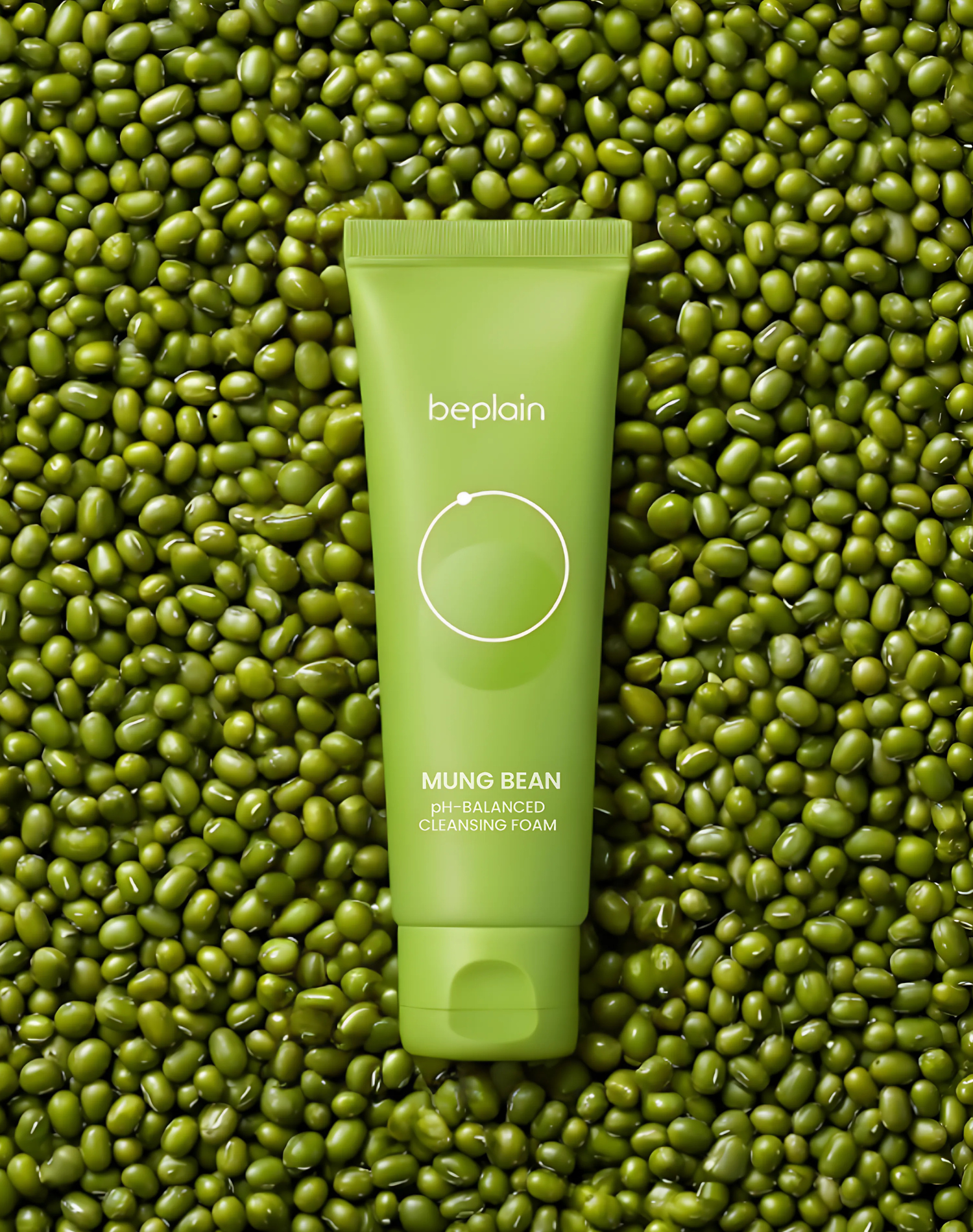 Korean Skincare Beplain Mung Bean pH Balanced Cleanser Product Photo