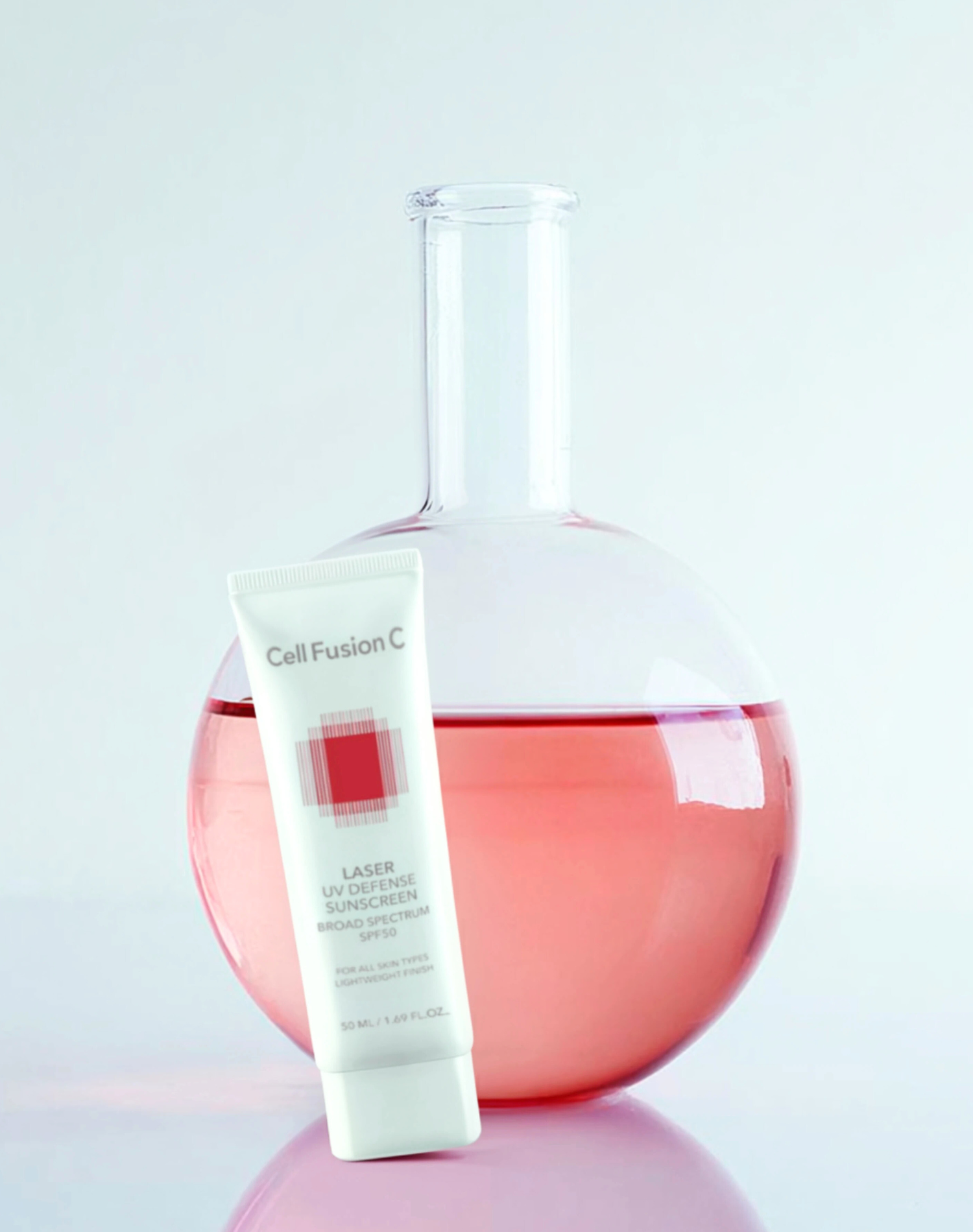 Korean Skincare Cell Fusion C OTC Laser UV Defense Sunscreen Product Photo