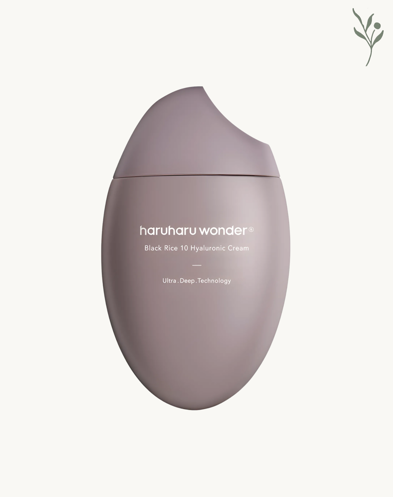 Korean Skincare Haruharu Wonder Black Rice 10 Hyaluronic Cream Scented Front