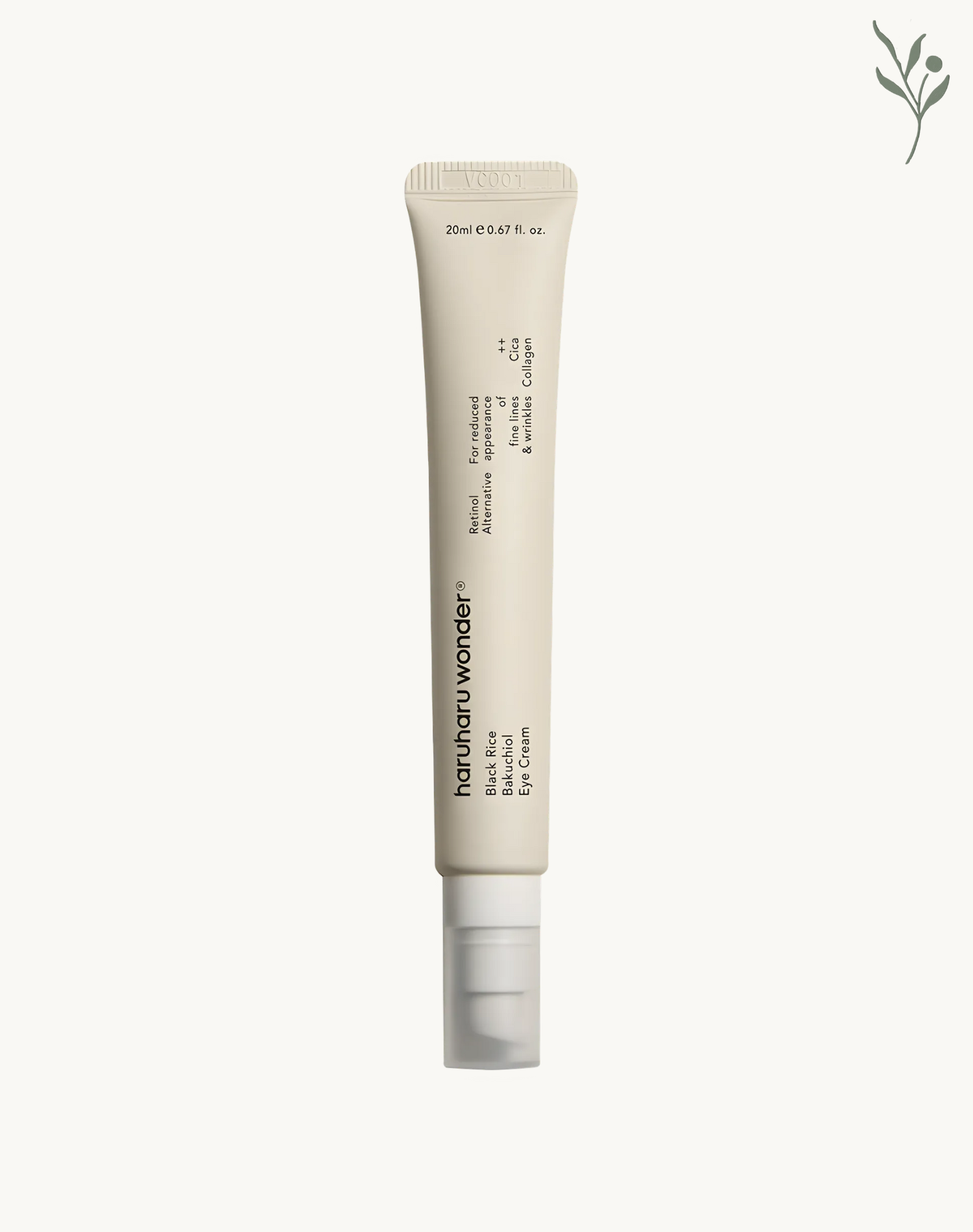 Korean Skincare Haruharu Wonder Black Rice Bakuchiol Eye Cream Front