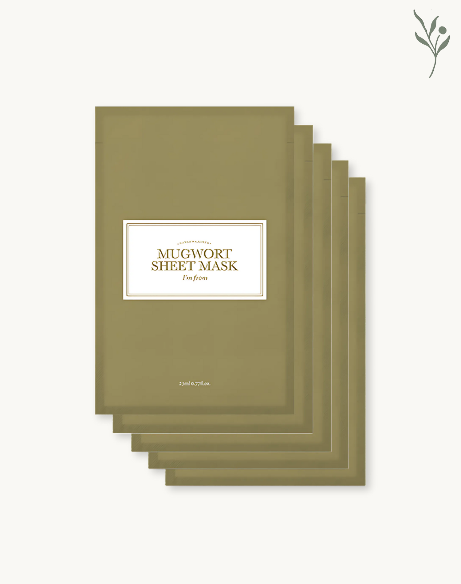 Korean Skincare I’m From Mugwort Sheet Mask Front