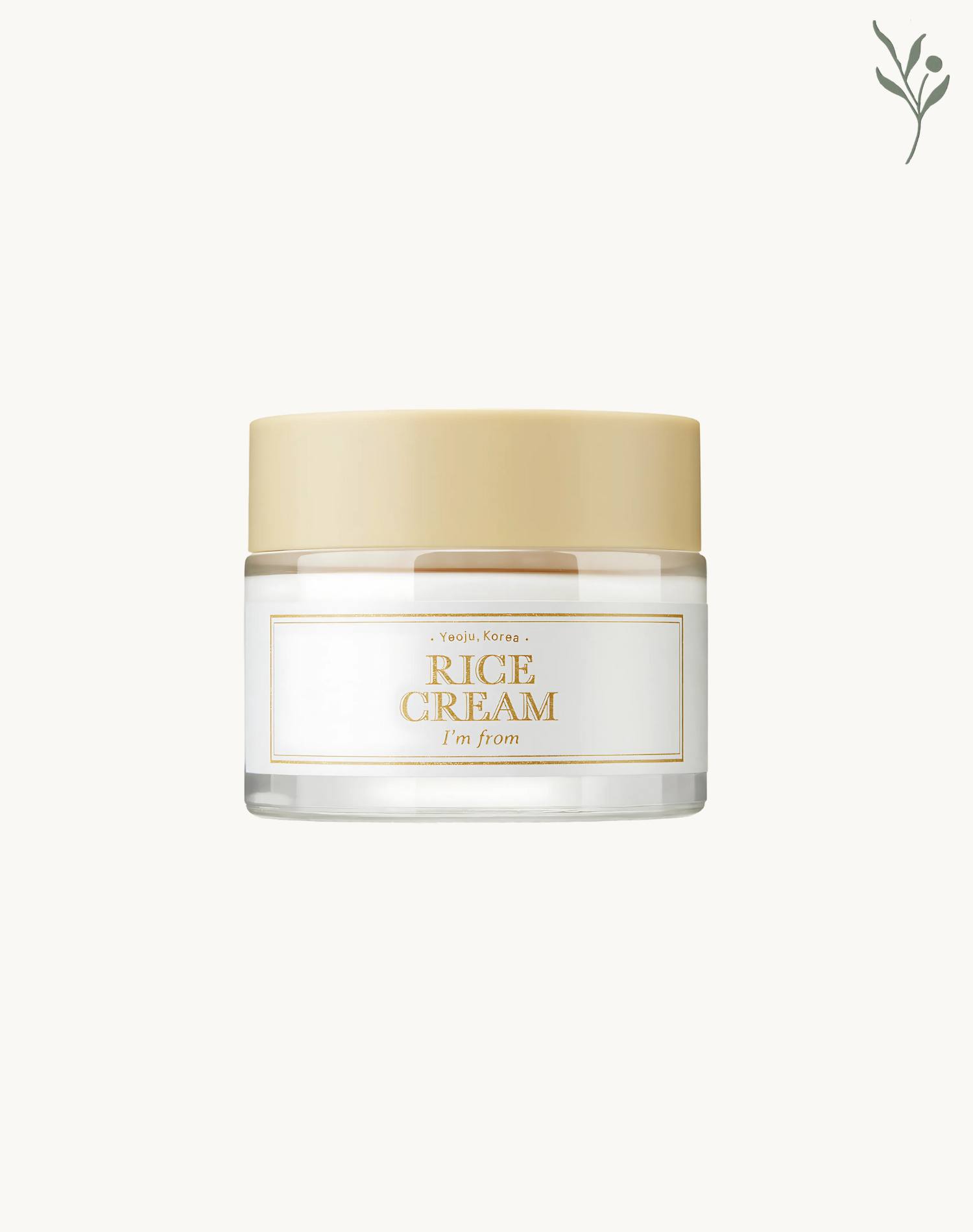 Korean Skincare I’m From Rice Cream  Front