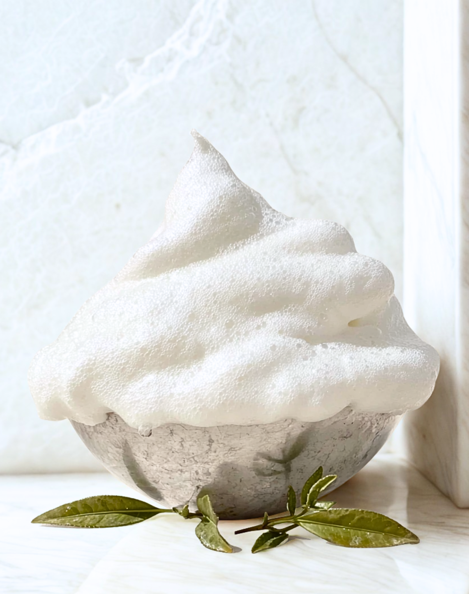 Korean Skincare Neogen Real Fresh Green Tea Foam Cleanser Texture Photo