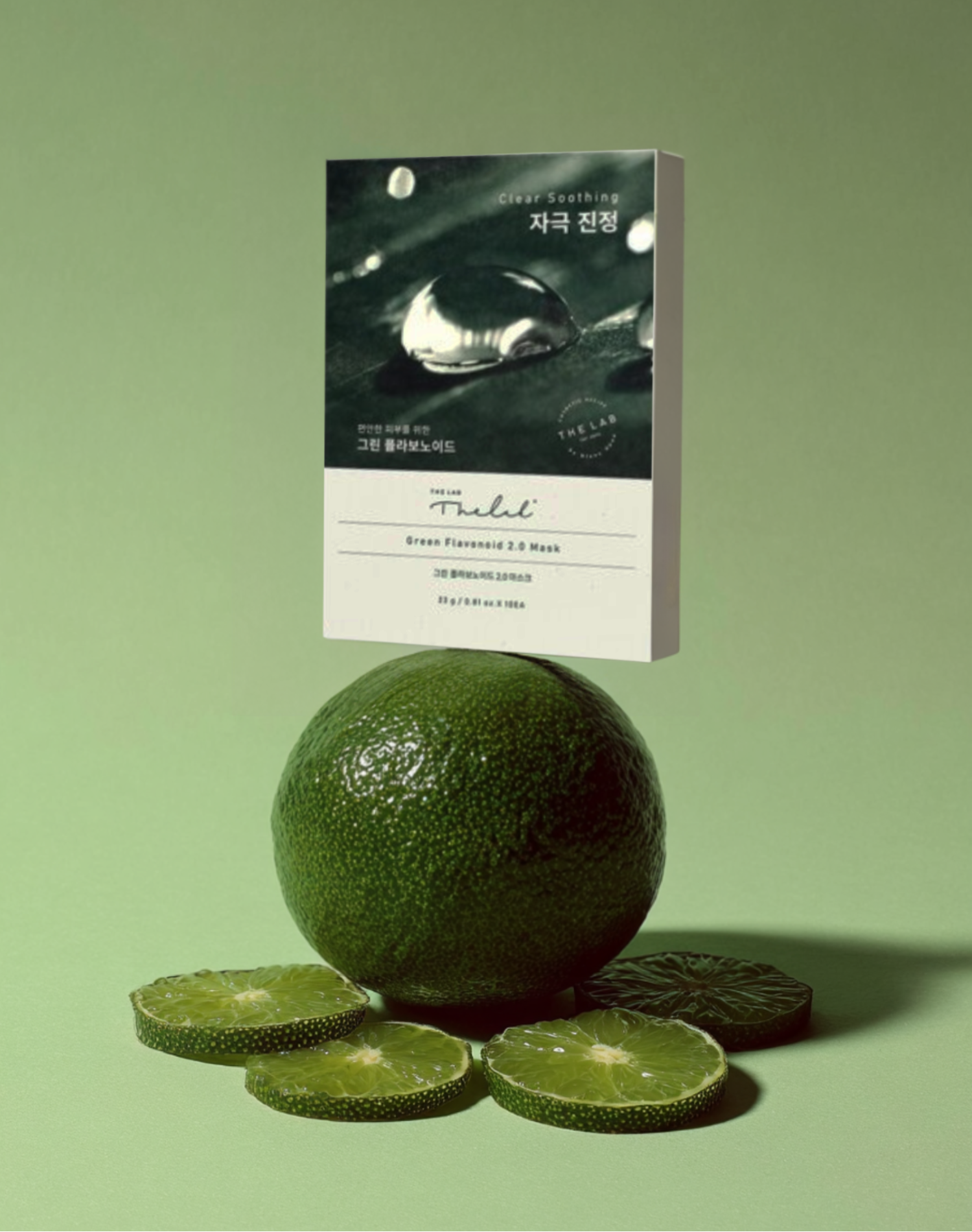 Korean Skincare The Lab By Blanc Doux Green Flavonoid 2.0 Sheet Mask Product Photo