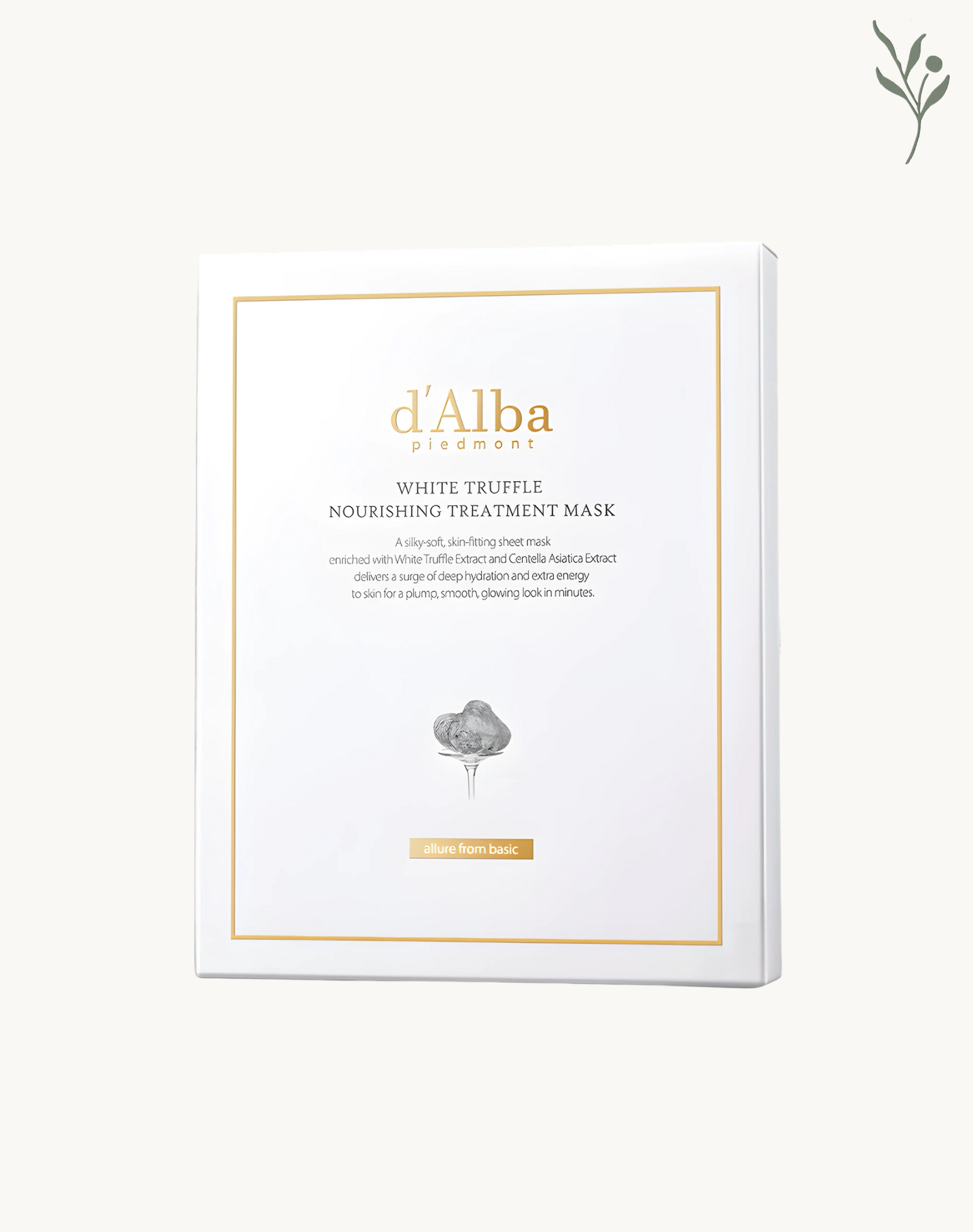 Korean Skincare d’Alba Piedmont Italian White Truffle Nourishing Treatment Sheet Mask Front