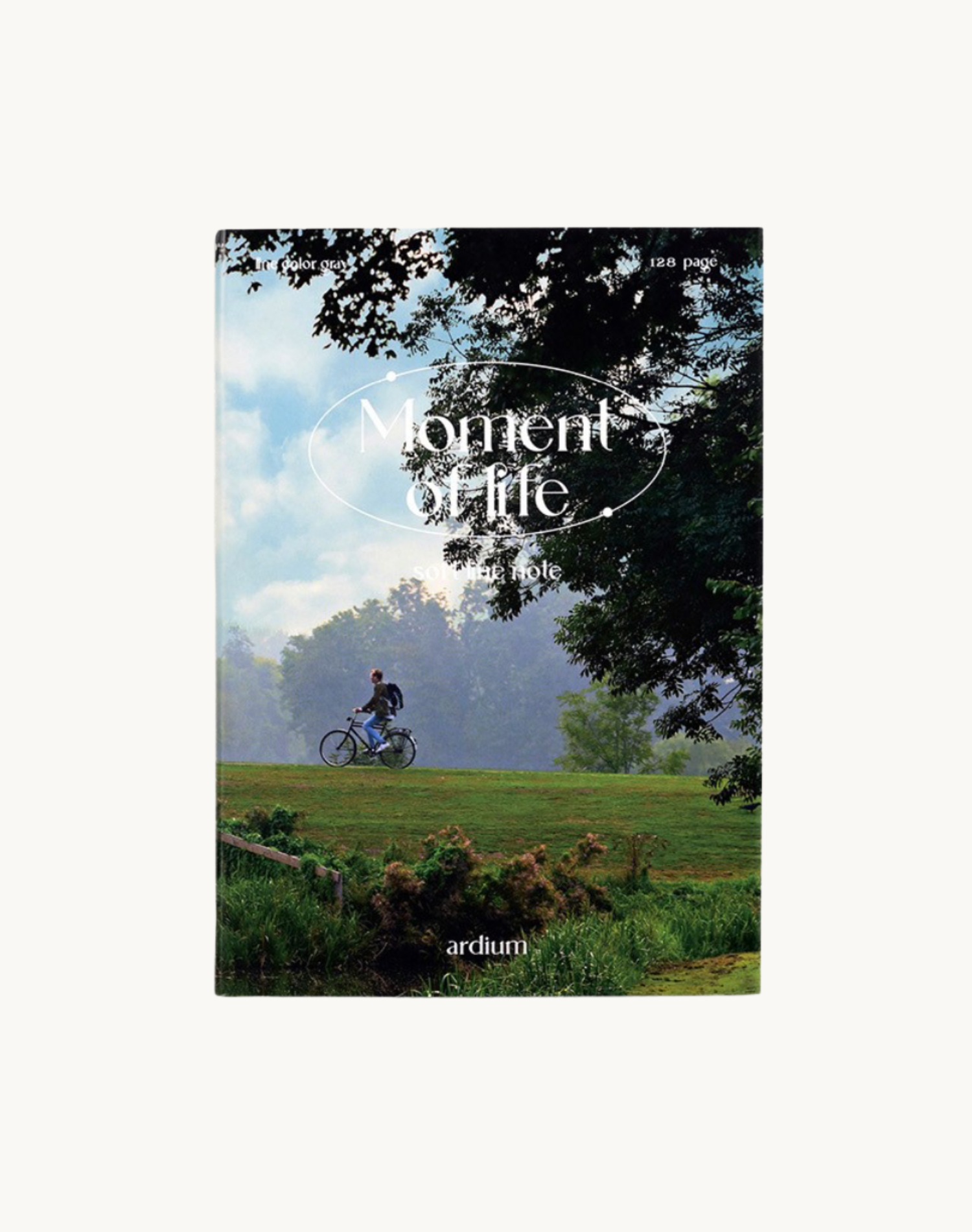 Korean Stationary Ardium Moment of Life Ruled Notebook Front